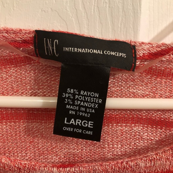Worn once! INC lightweight knit sweater - Picture 3 of 3